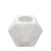 Swiecznik Marble Z Bialego Marmuru 8 Cm