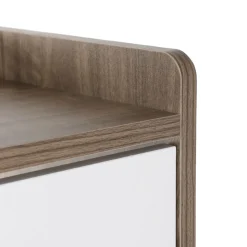 Szafka Na Buty Eira Z Bialymi Frontami 60X24X114 Cm