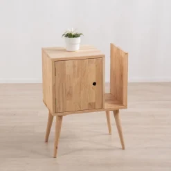 Szafka Nocna Sinar Naturalny 50X30X66,5 Cm