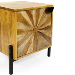 Szafka Nocna Tropea Lite Drewno Mango Z Akacja 38X35X45 Cm