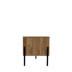 Szafka Rtv Haga Z Rattanem I Z Metalowymi Nogami 140X40X44 Cm