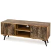 Szafka Rtv Raffla Lite Drewno Mango 130X40X55