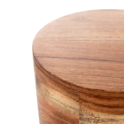 Szkatulka Na Bizuterie Acacia Z Drewna Akacjowego 16,5X16,5X12 Cm