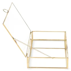 Szkatulka Na Bizuterie Grazia Zlota 23X15X5 Cm