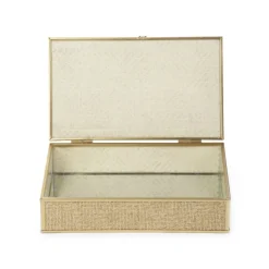 Szkatulka Na Bizuterie Grazia Z Plecionka 22X13X5 Cm