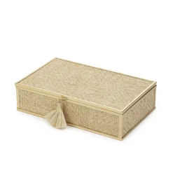Szkatulka Na Bizuterie Grazia Z Plecionka 18X11X4,5 Cm