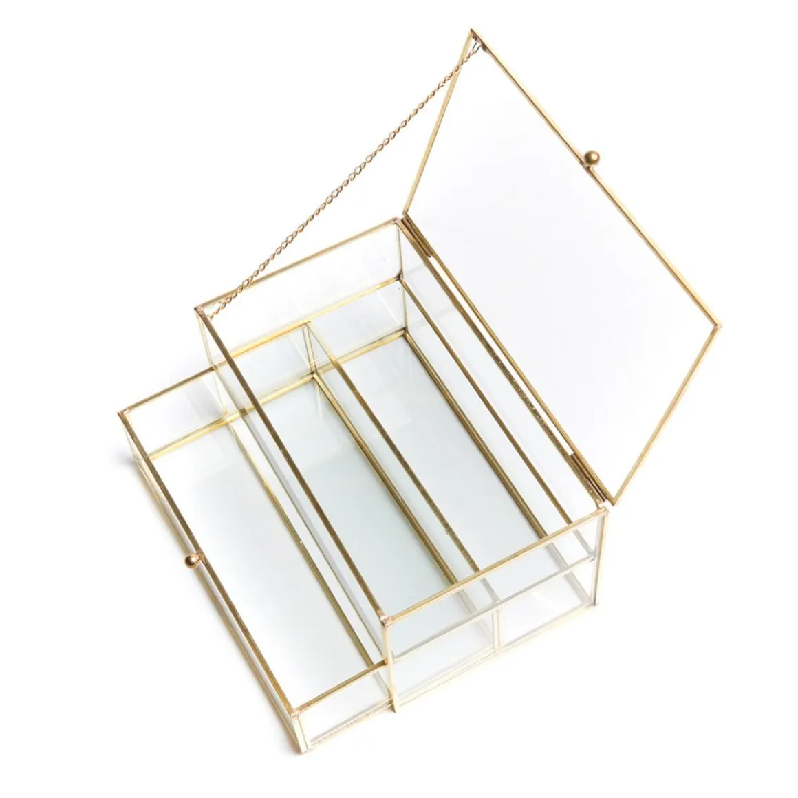 Szkatulka Na Bizuterie Grazia Z Szufladka Zlota 21X10X10,5 Cm