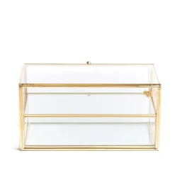 Szkatulka Na Bizuterie Grazia Z Szufladka Zlota 21X10X10,5 Cm