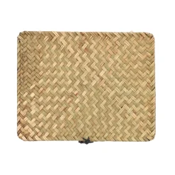 Szkatulka Na Bizuterie Talulah Pleciona Naturalna 25X20X9 Cm