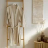Szlafrok Pelly Bawelniany Bezowy One Size