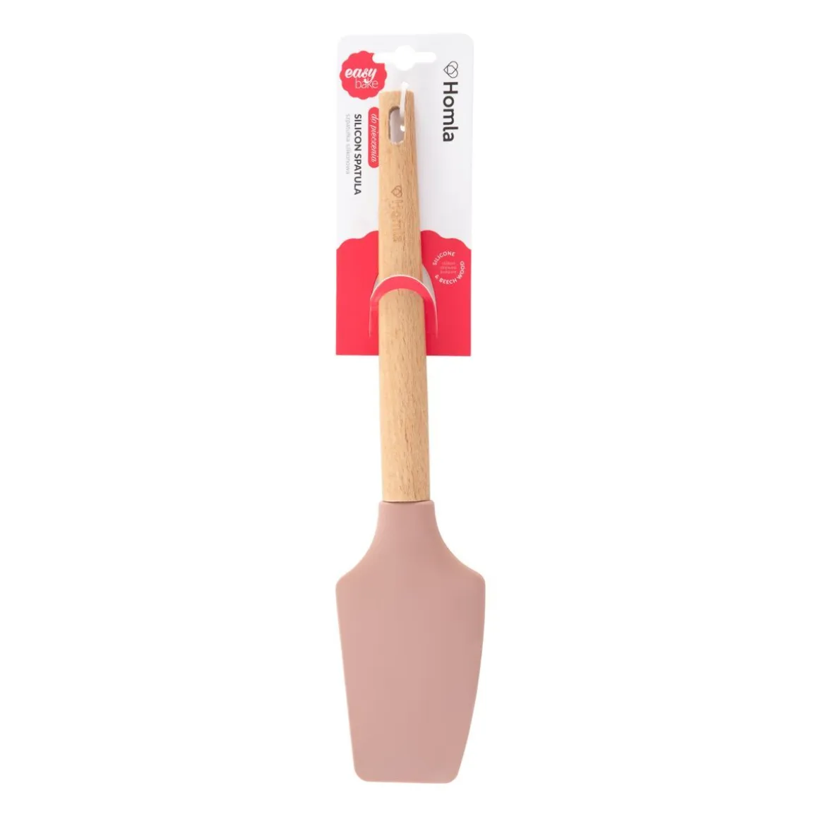 Szpatulka Easy Bake Silikonowa Rozowa