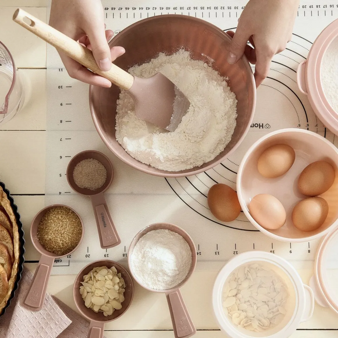Szpatulka Easy Bake Silikonowa Rozowa