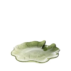 Taca Dekoracyjna Asali Szklana Zielona 18,5X2,5 Cm