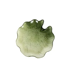 Taca Dekoracyjna Asali Szklana Zielona 18,5X2,5 Cm