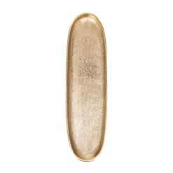 Taca Dekoracyjna Girona Podluzna Zlota 39X12X3 Cm