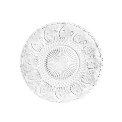 Talerz Moselle Wzorzysty Transparentny 17 Cm
