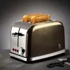 Toster Metallic Black 2-Kanapkowy 750-850 W