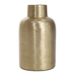 Wazon Girona Metalowy Zloty 10X10X18 Cm