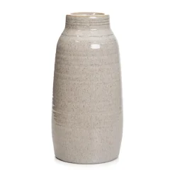 Wazon Polsy Ceramiczny Bezowy 10,5X10,5X20 Cm