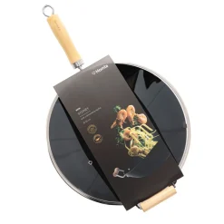 Wok Sydney Z Drewniana Raczka 32 Cm