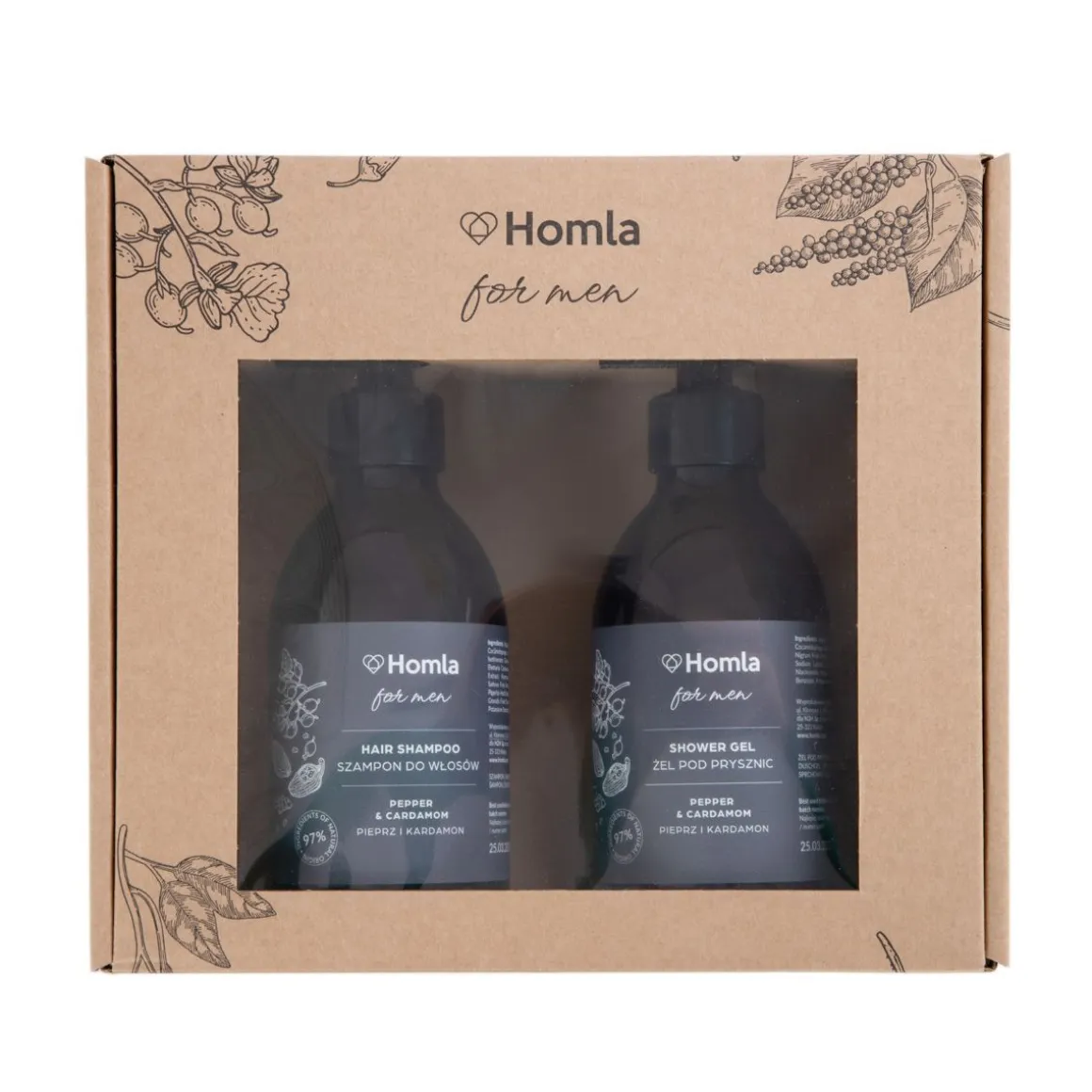 Zestaw Dla Mezczyzn Men`S Cosmetics Set Pepper & Cardamon Pieprz I Kardamon