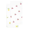 Zestaw Scierek Kuchennych Cherrine W Wisnie I Cytryny 2*45X65 Cm