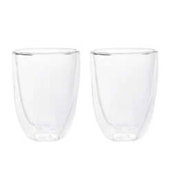 Zestaw Szklanek Cembra Modern Geometryczne Z Podwojna Scianka, 2 Szt. 0,28 L