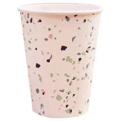 Zestaw Terrazzo Kubkow Papierowych 250 Ml 8 Szt.